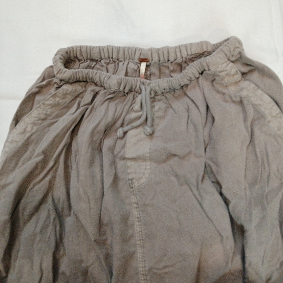 Free People Beige Drawstring Skirt - Picture 3 of 6